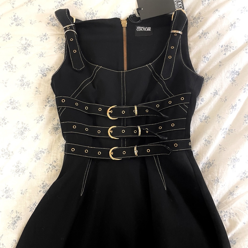 Versace Jeans Couture little black dress♣️